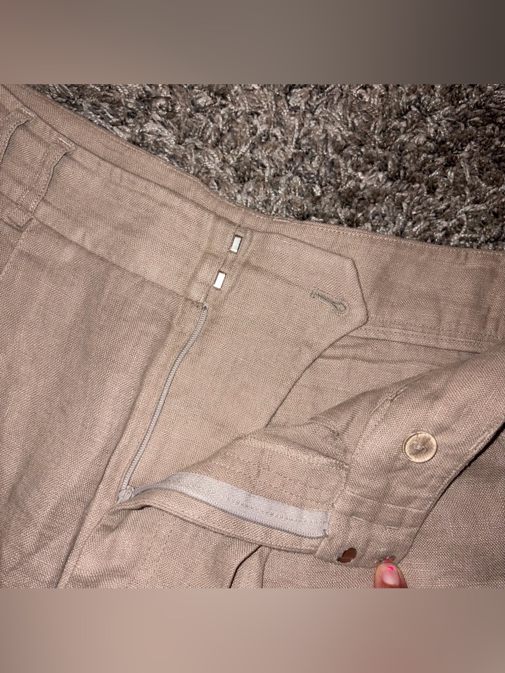 Free People Chelsea Linen Shorts 10 - Picture 7 of 7